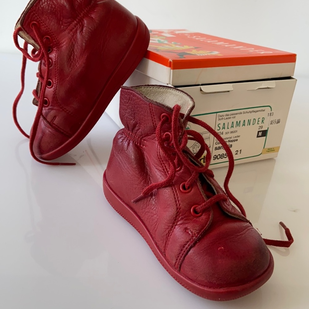 Vintage Salamander Red High Tops